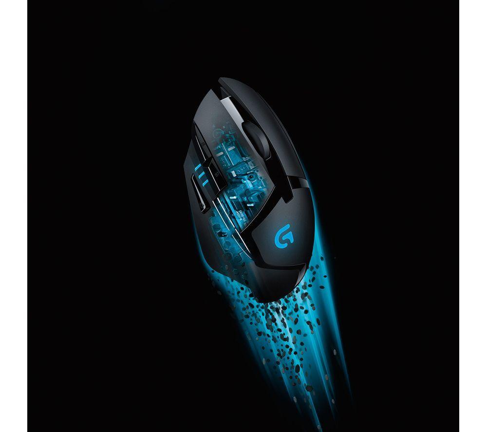 LOGITECH G402 Hyperion Fury FPS Optical Gaming Mouse & G440 Gaming Surface Bundle image number 2 of 6