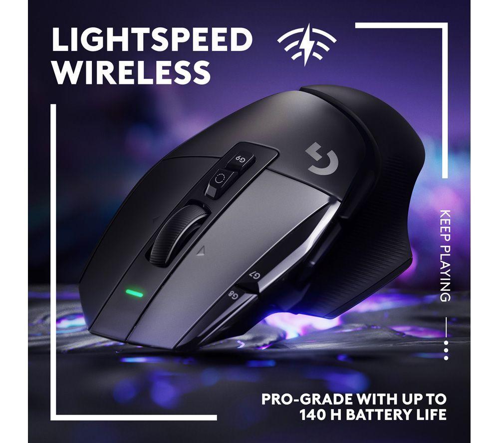 LOGITECH G502 X Lightspeed Wireless Optical Gaming Mouse & G440 Gaming Surface Bundle - Black image number 2 of 6