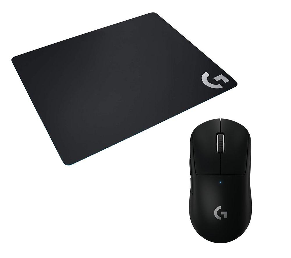 LOGITECH G PRO X Superlight Wireless Optical Gaming Mouse & G440 Gaming  Surface Bundle - Black