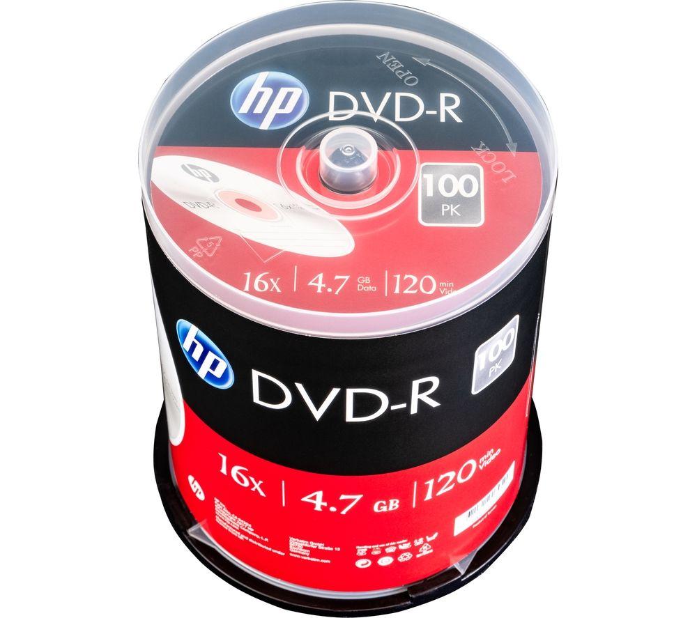 HP 16X DVD-R Blank Discs - Pack of 100 image number 4 of 4