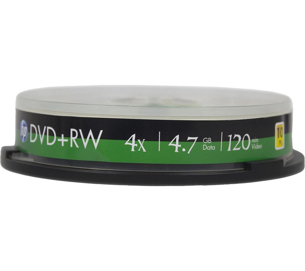 HP 4x Speed DVD+RW Blank DVDs - Pack of 10 image number 3 of 6