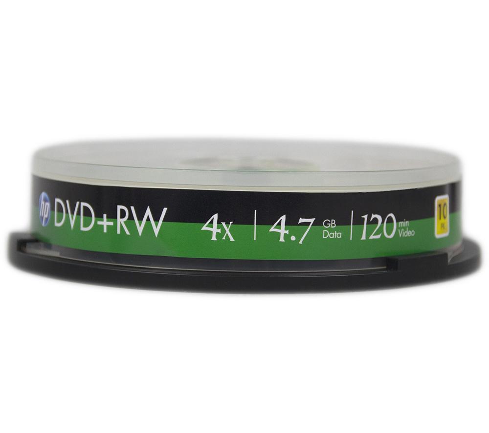 HP 4x Speed DVD+RW Blank DVDs - Pack of 10 image number 5 of 6