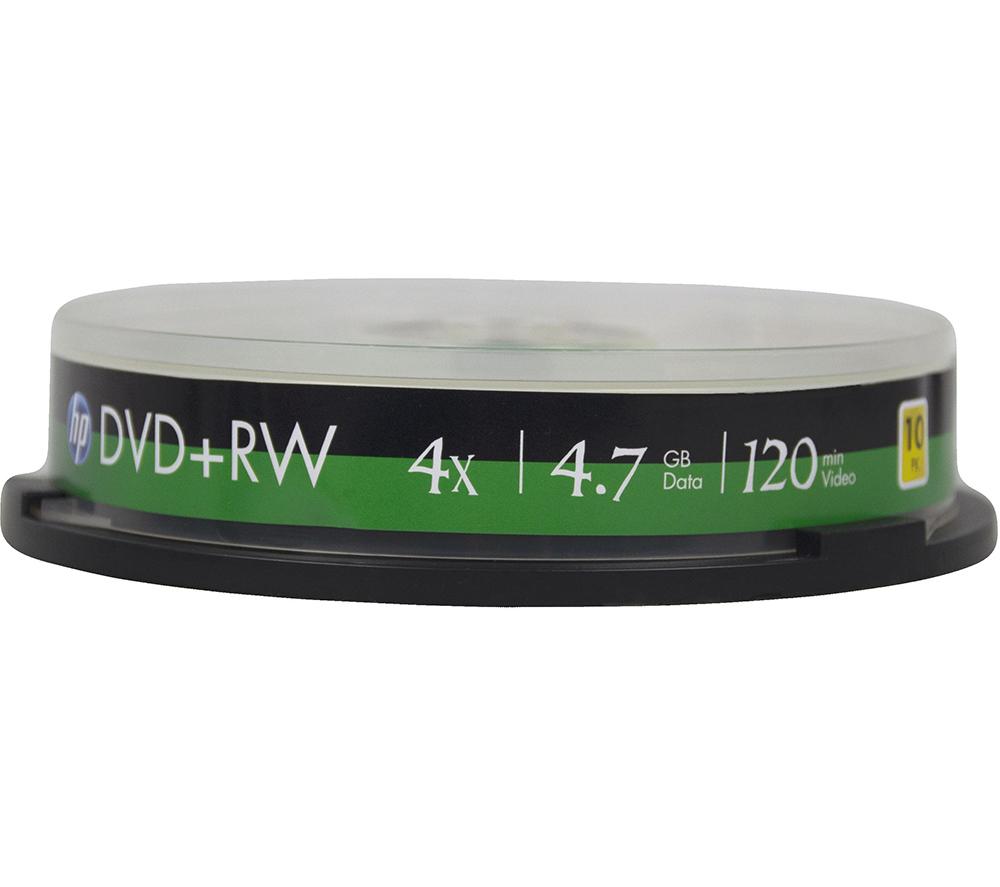 HP 4x Speed DVD+RW Blank DVDs - Pack of 10 image number 6 of 6