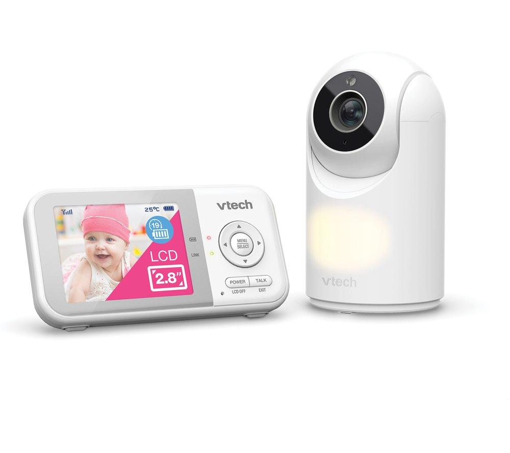 VTECH VM3263 2.8 Pan & Tilt Video Baby Monitor - White