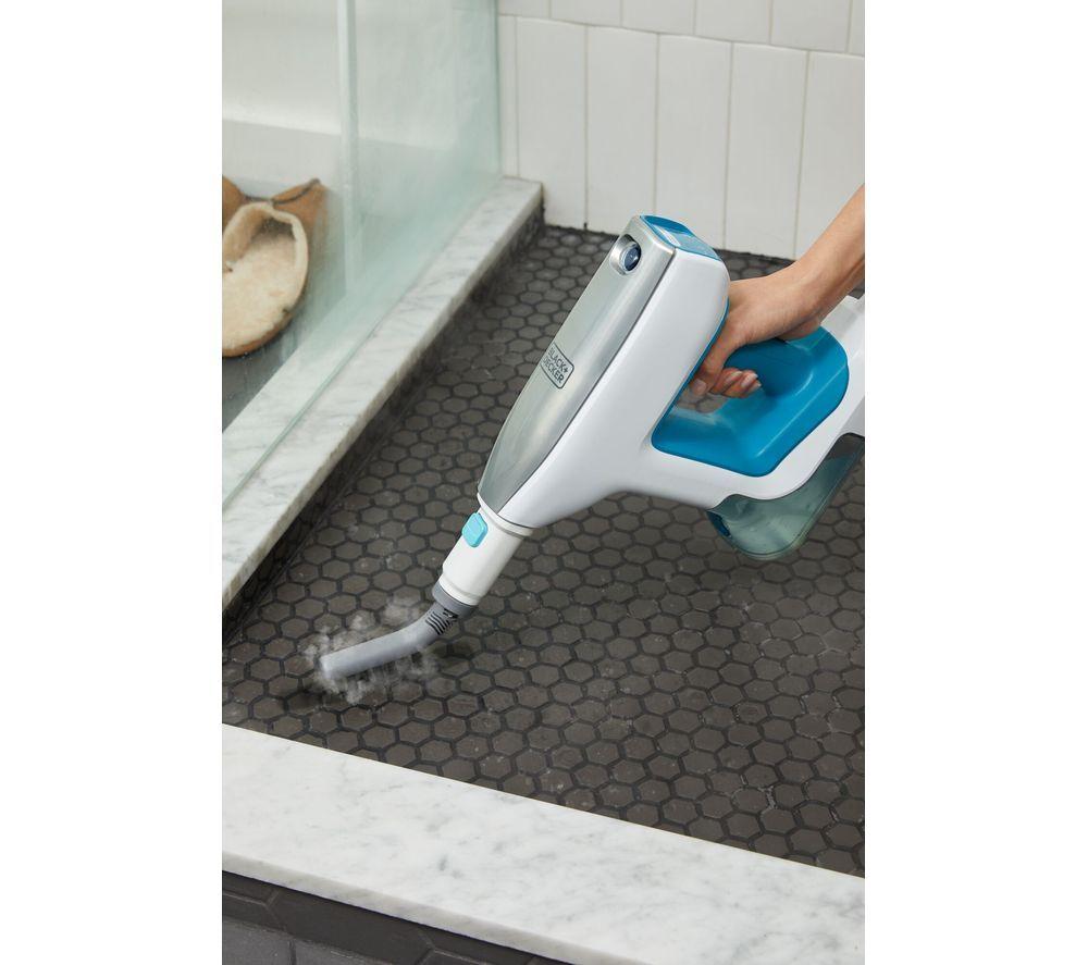 Buy BLACK DECKER BHSM15FX08 GB Steam Mop White Teal Currys