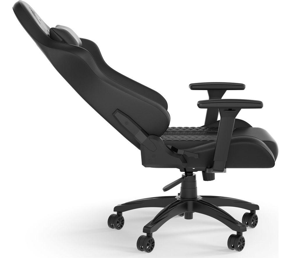 CORSAIR TC100 RELAXED Gaming Chair - Faux Leather, Black image number 4 of 5