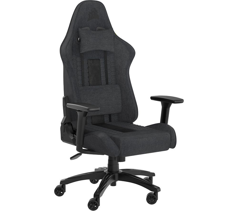 CORSAIR TC100 RELAXED Gaming Chair - Grey & Black image number 13 of 15