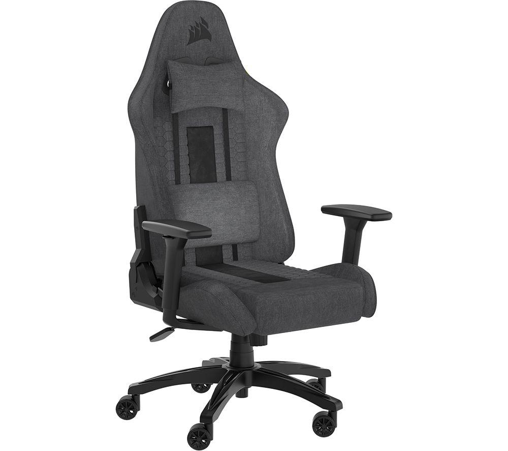 CORSAIR TC100 RELAXED Gaming Chair - Grey & Black image number 14 of 15