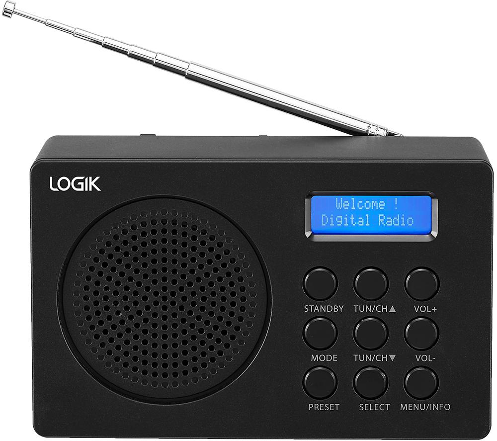LOGIK L2DAB23 Portable DAB? Radio - Black, Black