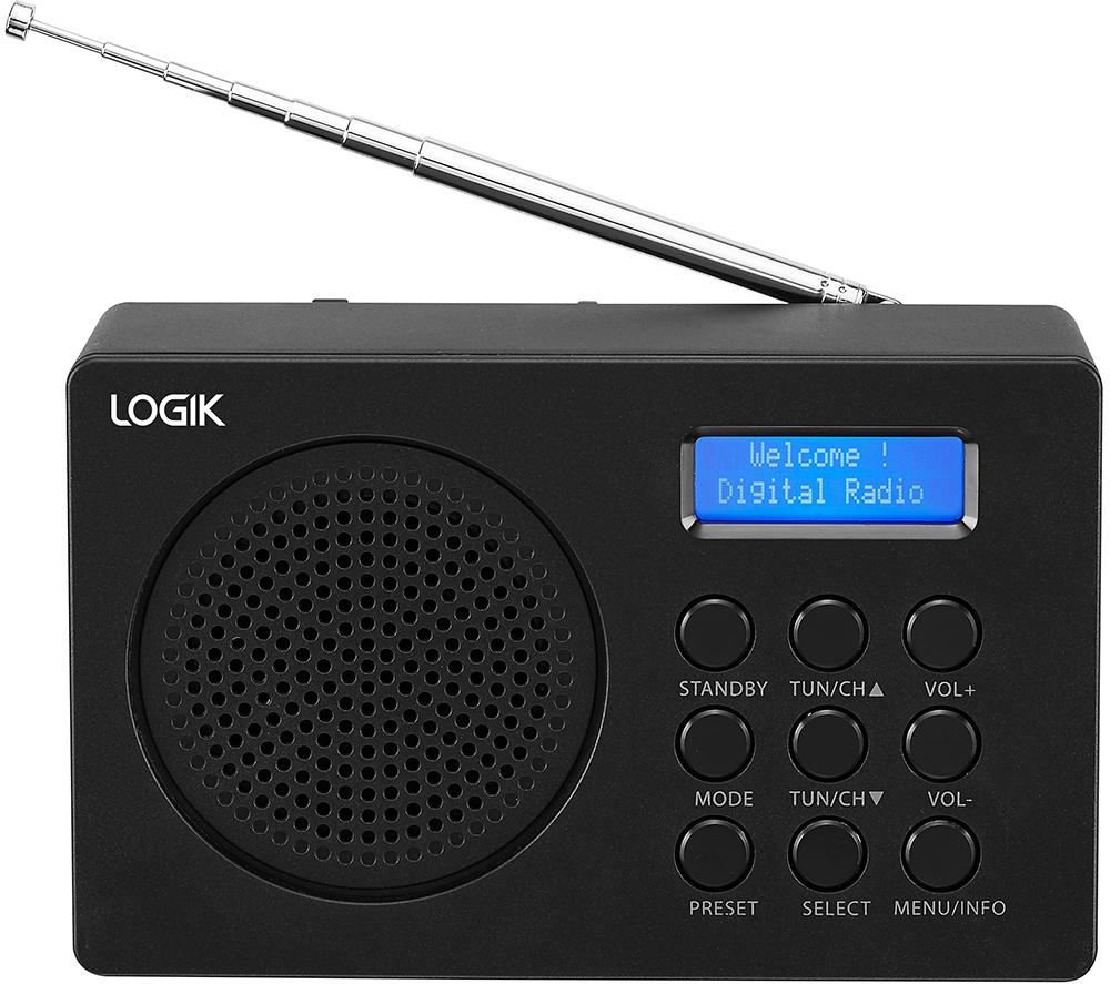 LOGIK L2DAB23 Portable DAB+/FM Radio - Black image number 5 of 8
