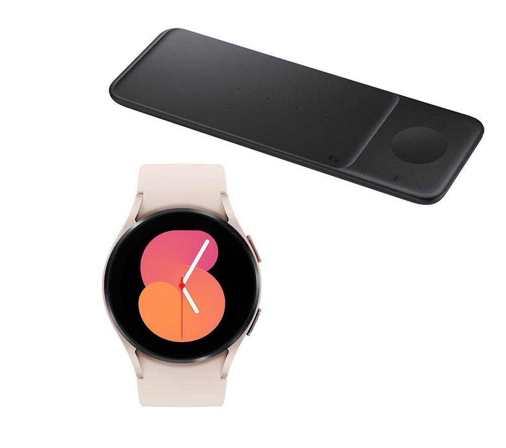 Buy SAMSUNG Galaxy Watch5 BT & Qi Wireless Trio Charging Pad Bundle