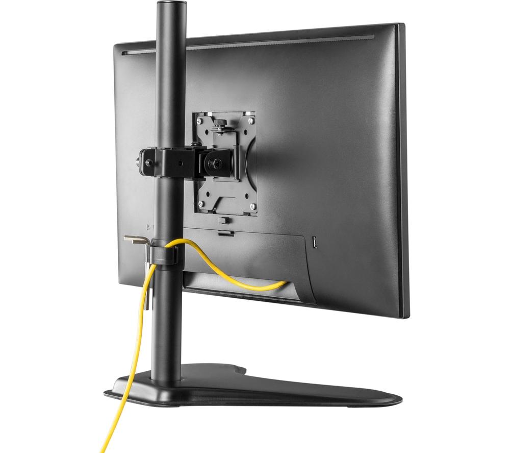 ProperAV Desk PC Monitor Mount with Free Standing Base 17