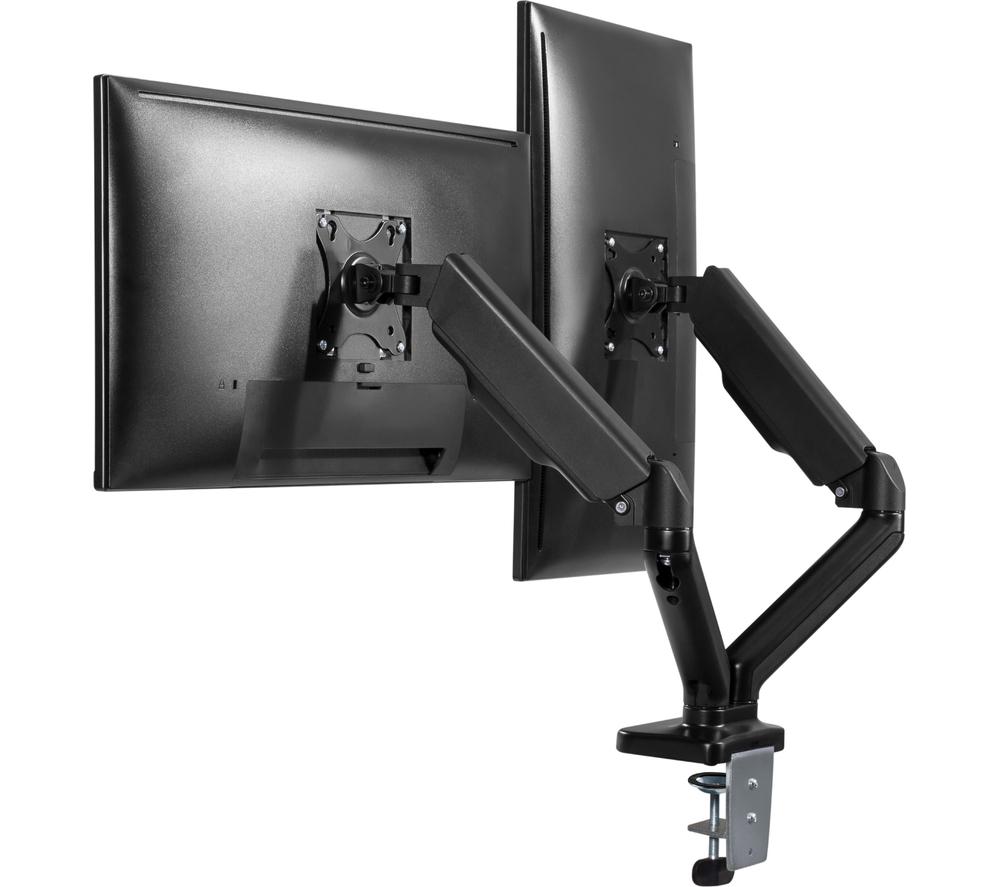 Desk Stand 2 Monitors 17-32 with Base and Smartphone Support