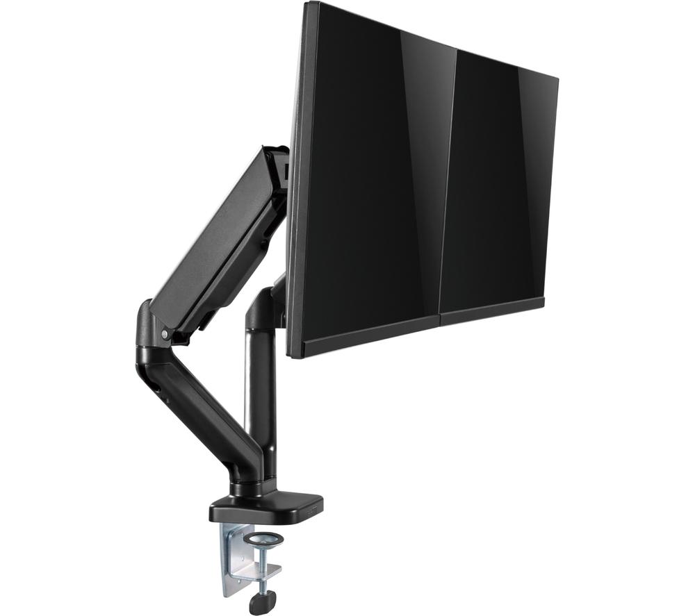 PROPERAV PB148 Hydraulic Dual Arm Full Motion 17-32" Monitor Desk Mount image number 2 of 17
