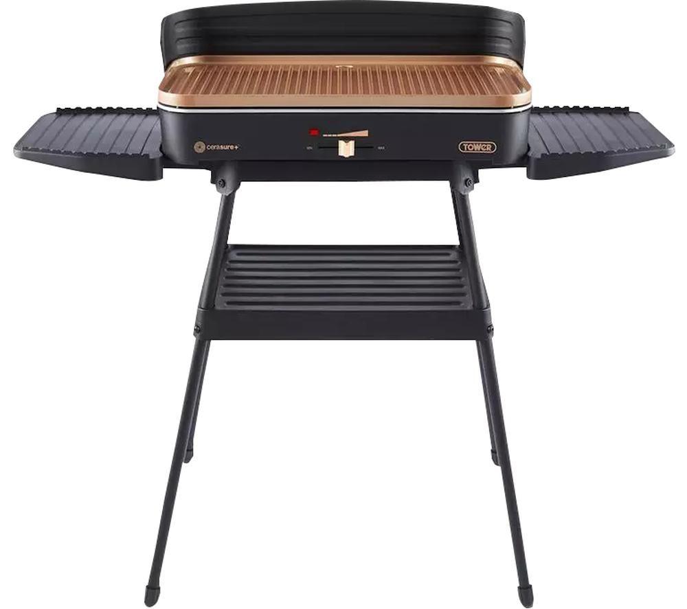 Buy TOWER Cerasure+ T14028 Grill Electric BBQ Black & Copper Currys