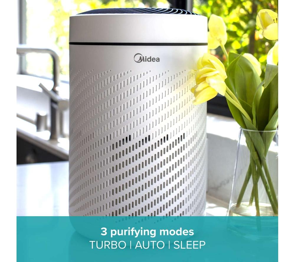 MIDEA Pure 1876 Air Purifier - White & Black image number 9 of 15