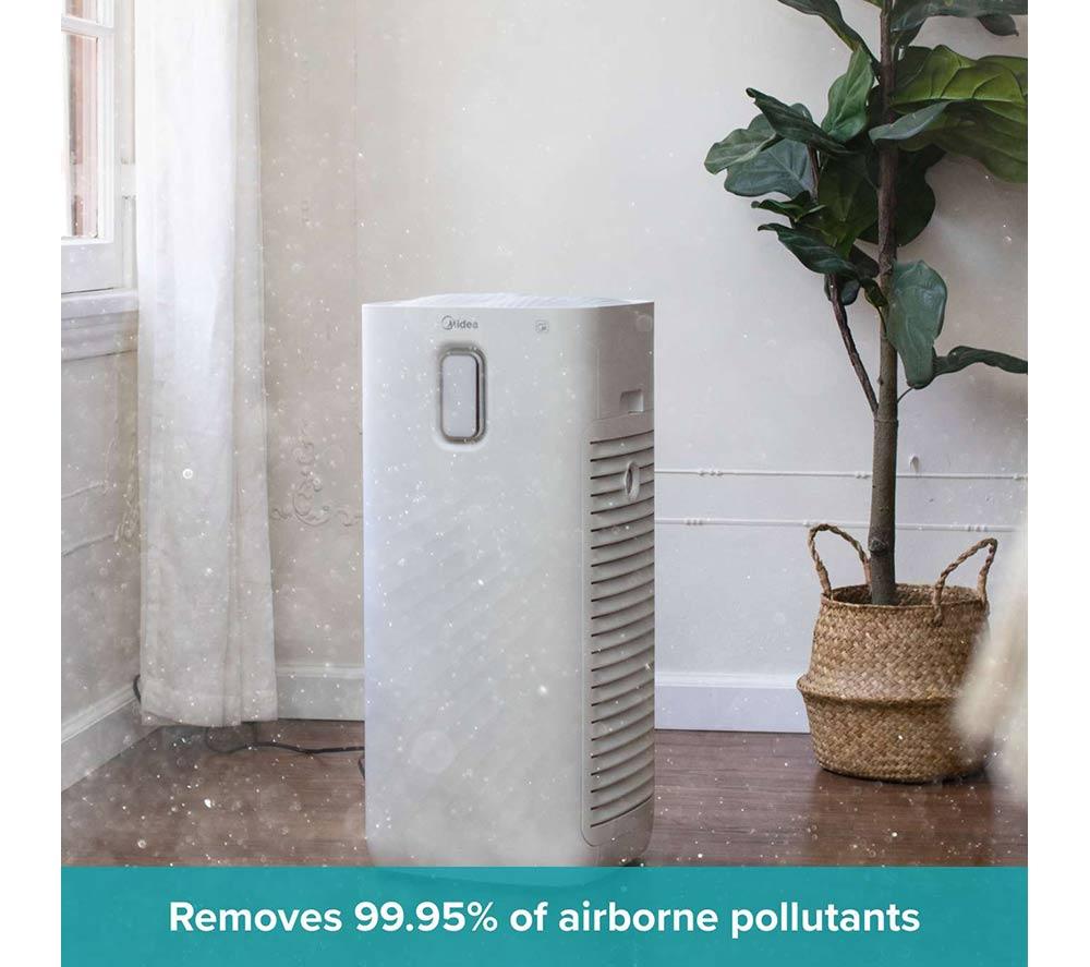 MIDEA Pure Control XL 1878 Smart Air Purifier - White image number 3 of 13