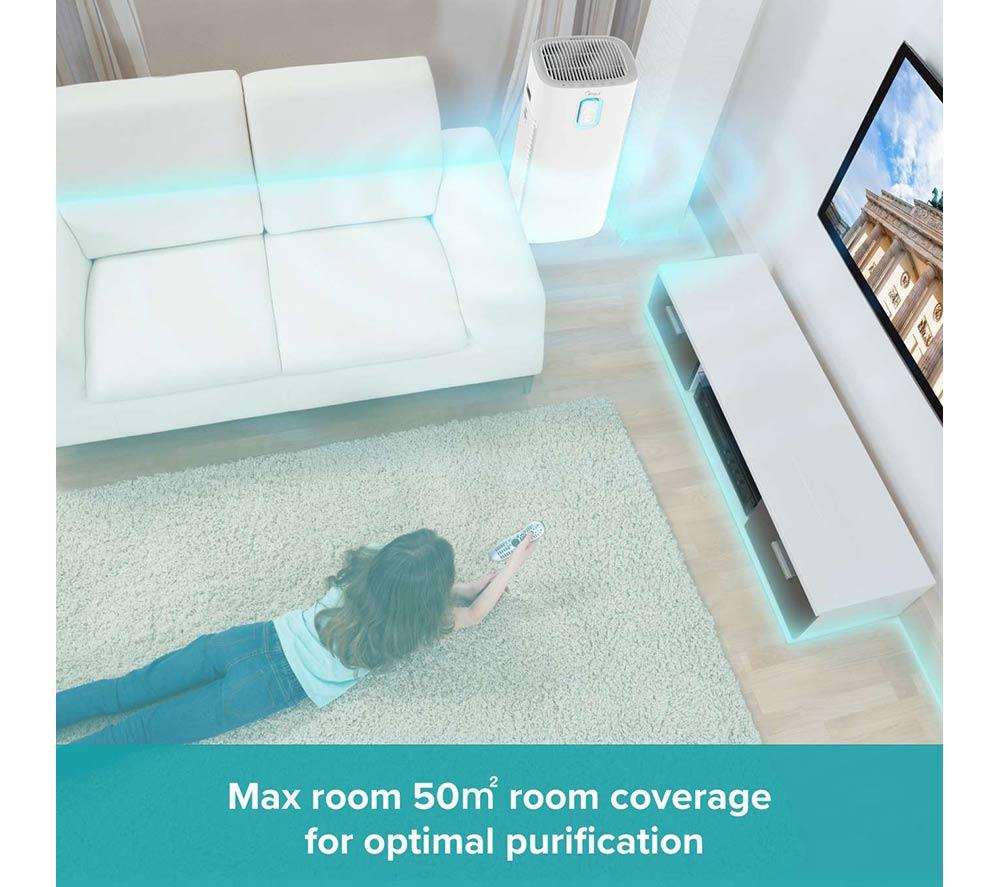 MIDEA Pure Control XL 1878 Smart Air Purifier - White image number 6 of 13