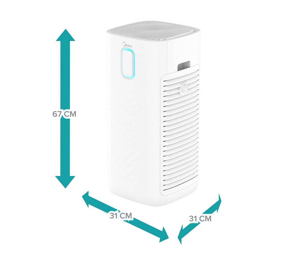 MIDEA Pure Control XL 1878 Smart Air Purifier - White image number 11 of 13