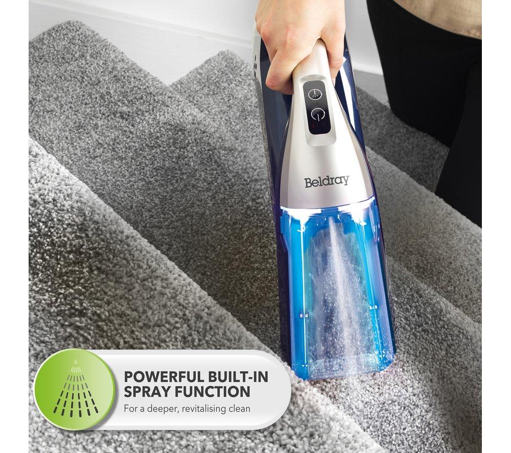 BELDRAY Spot Buster BEL01624 Handheld Vacuum Cleaner - Navy & Platinum image number 3 of 12