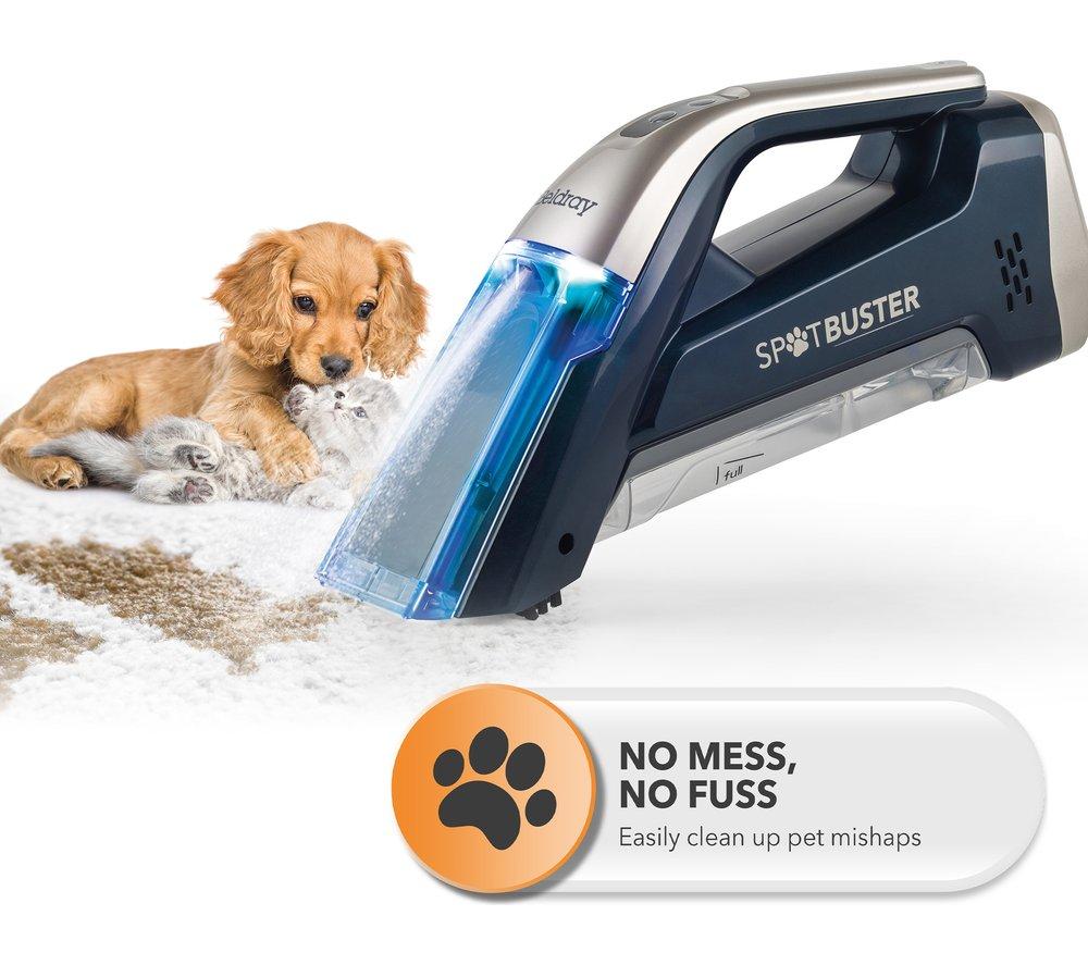 BELDRAY Spot Buster BEL01624 Handheld Vacuum Cleaner - Navy & Platinum image number 4 of 12