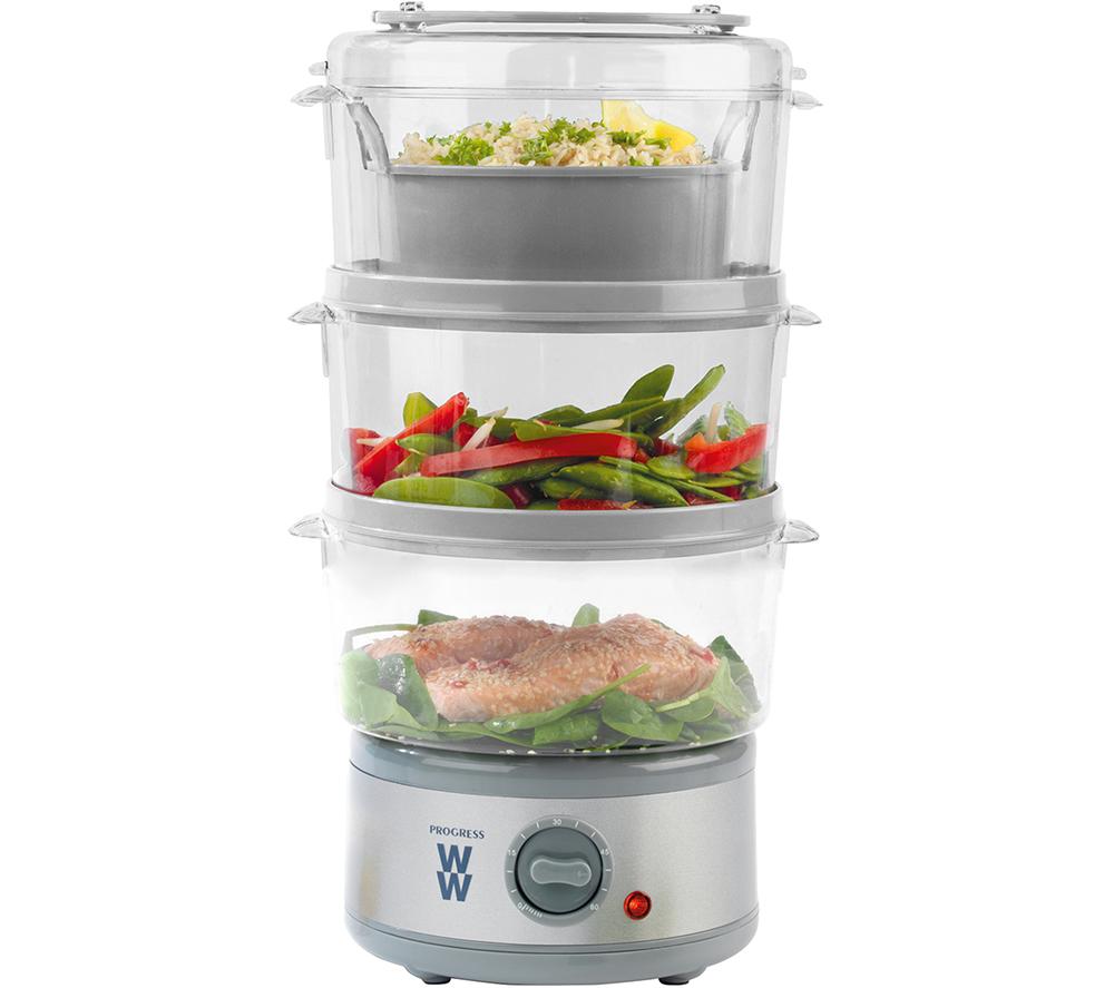 Buy PROGRESS By WW EK5254WW Steamer Grey Currys