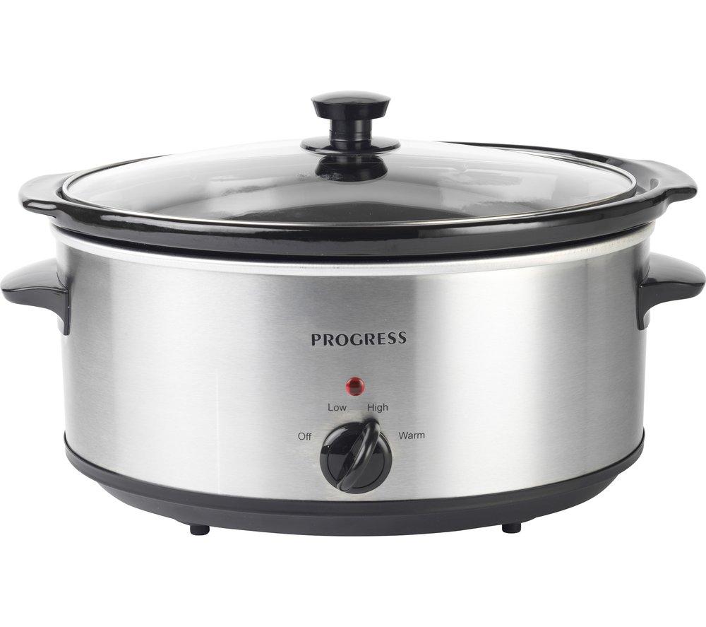 Buy PROGRESS Oval EK4610P Slow Cooker Silver Currys