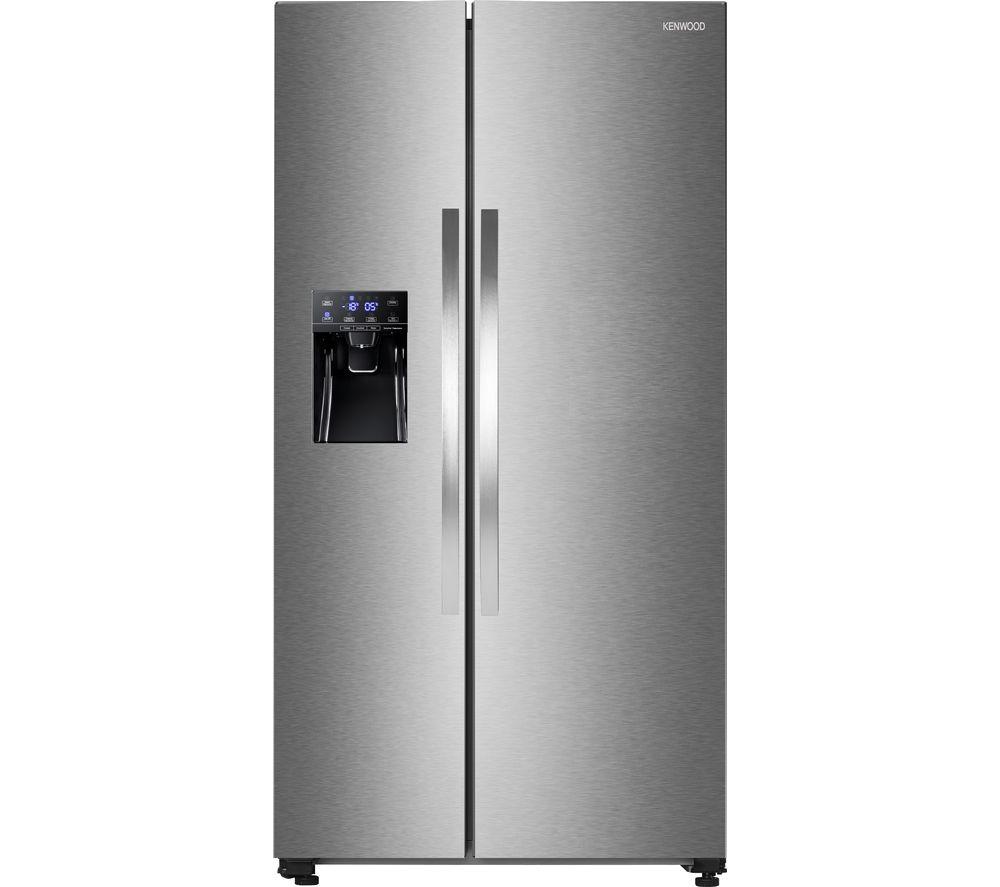 KENWOOD KSBSDIX23 American-Style Fridge Freezer - Inox, Silver/Grey