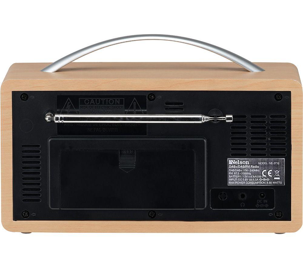LOGIK L45DABW23 Portable DAB+/FM Radio - White & Brown image number 4 of 4