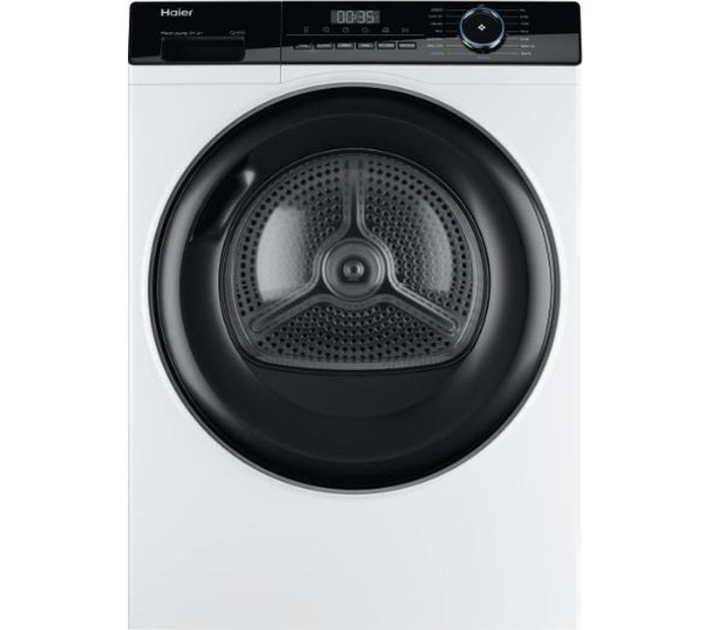 HAIER I-Pro Series 3 HD80-A2939 8 kg Heat Pump Tumble Dryer - White, White