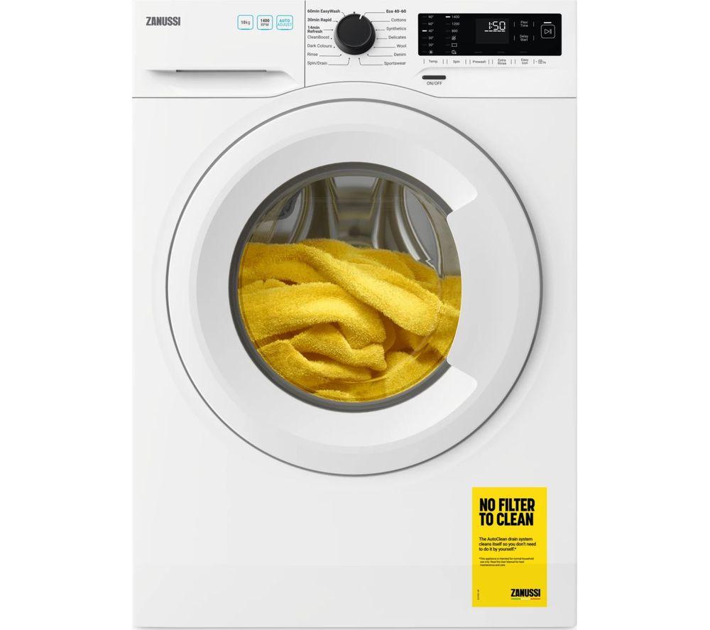 Zanussi Washing Machines at Tesco, Argos, AO, Currys, John Lewis