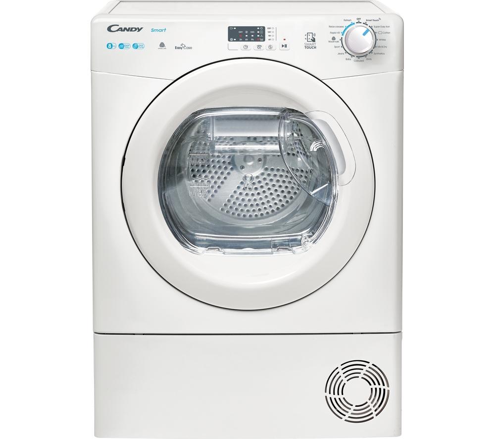 CANDY CSE H8A2LE NFC 8 kg Heat Pump Tumble Dryer – White, White