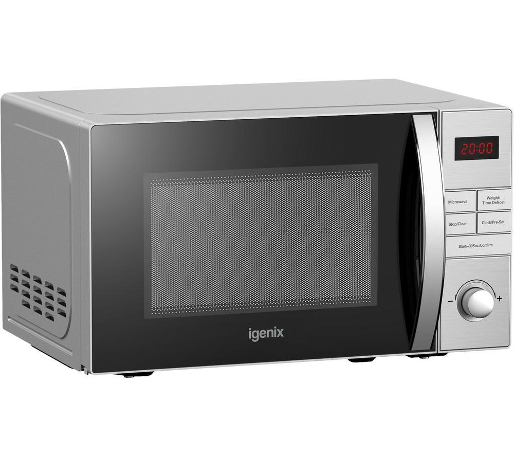 IGENIX IGM0821SS Solo Microwave - Stainless Steel image number 2 of 3