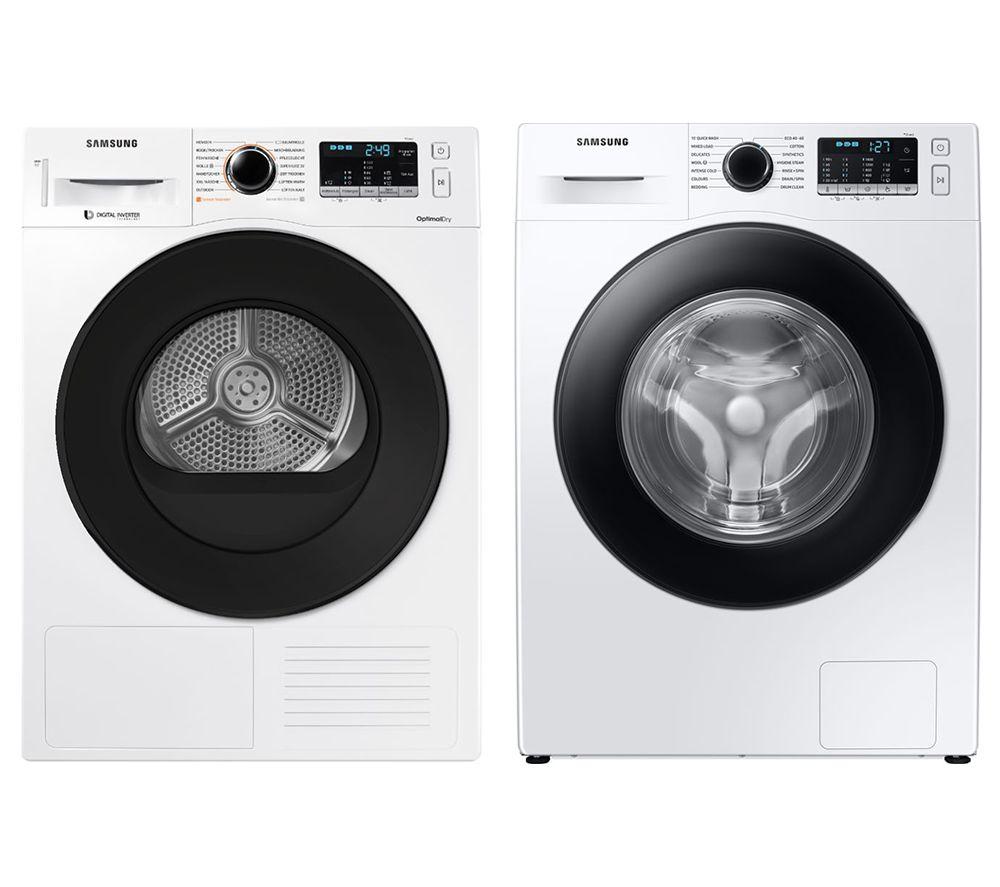 Samsung WW90TA046AE/EU 9 kg Washing Machine & DV90TA040AE/EU 9 kg Heat Pump Tumble Dryer Bundle review