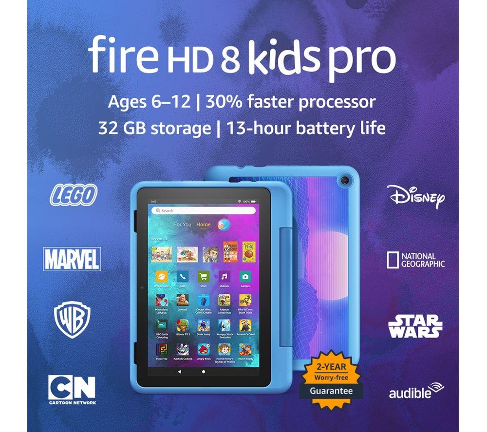 Buy  Fire HD Pro 8 Kids (ages 6-12) Tablet (2022) - 32 GB