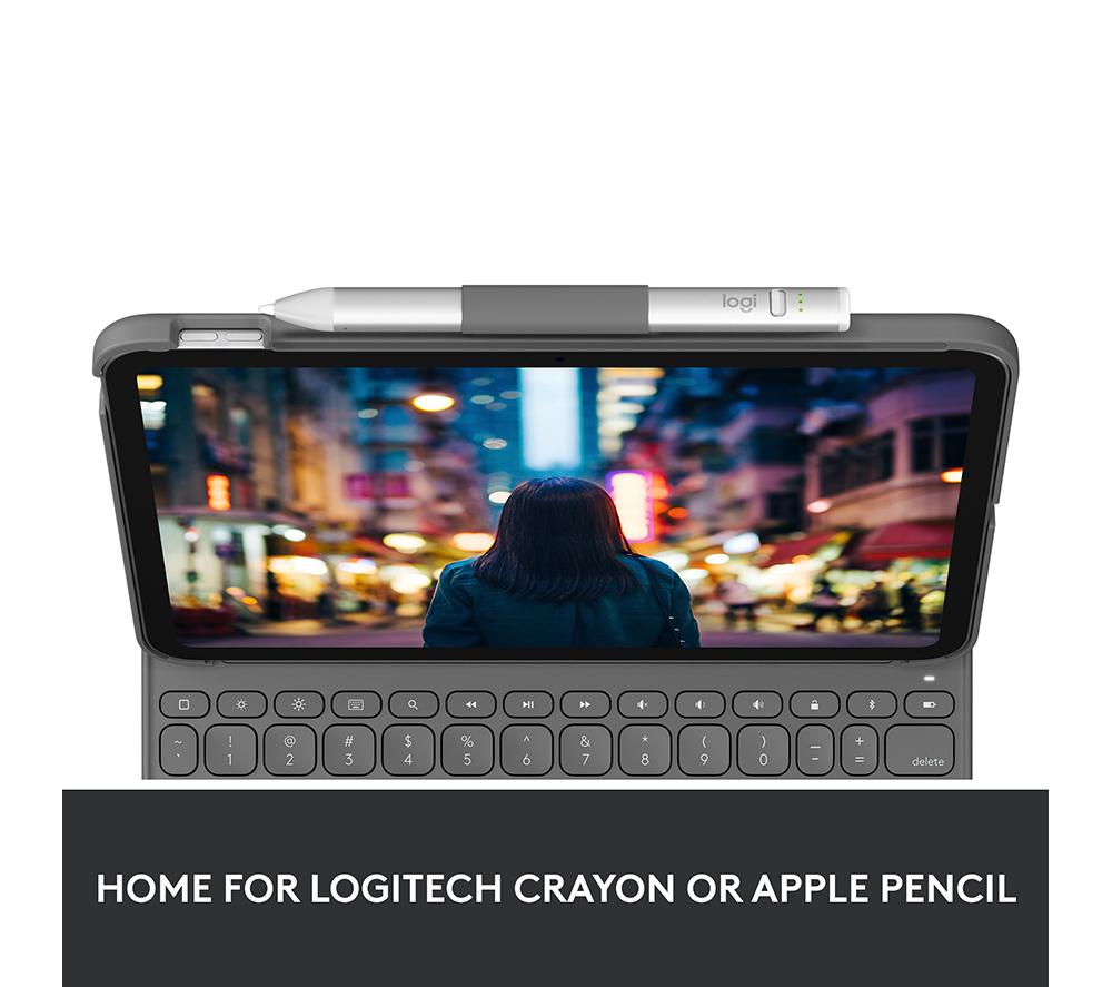 LOGITECH Slim Folio for iPad (10th gen & A16) Keyboard Case - Graphite image number 6 of 8