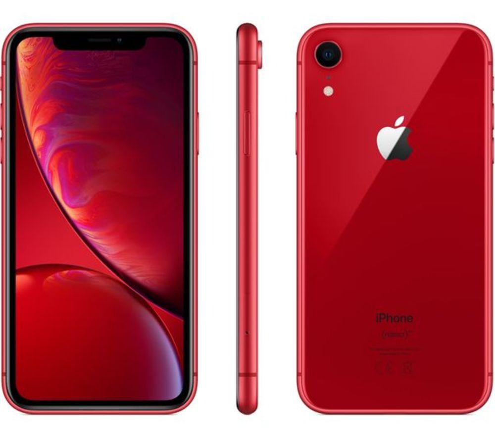 APPLE Refurbished iPhone XR - 64 GB, Red (Excellent Condition)