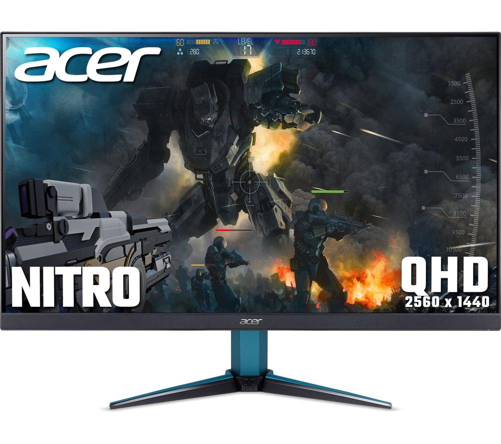 ACER Nitro VG271UM3bmiipx Quad HD 27 IPS LCD Gaming Monitor - Black, Black