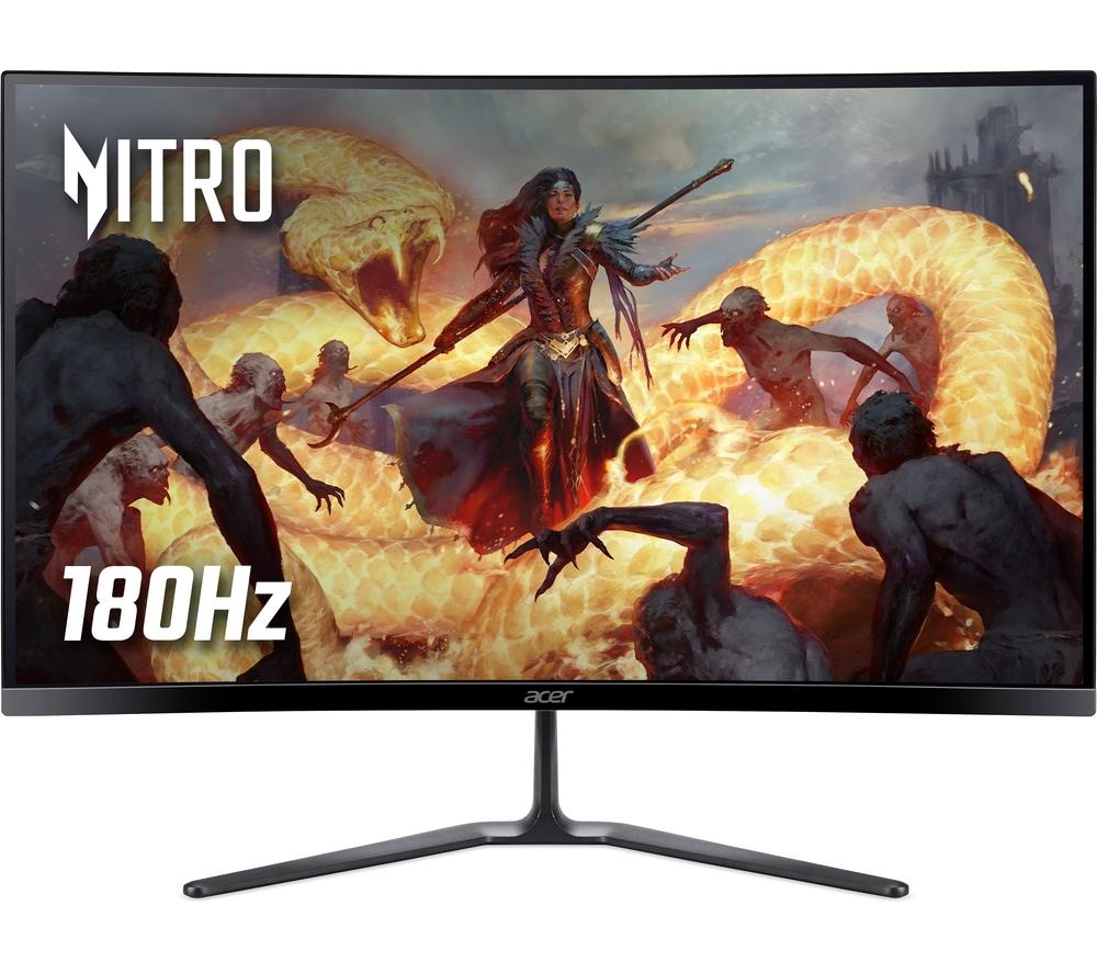 ACER Nitro ED270RS3bmiipx Full HD 27inch Curved VA LCD Gaming Monitor - Black