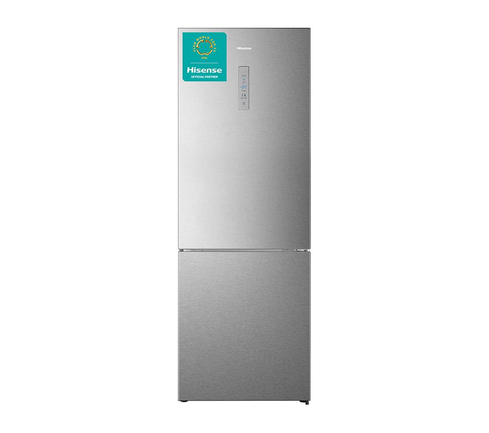 HISENSE RB645N4BIE 60/40 Fridge Freezer - Steel