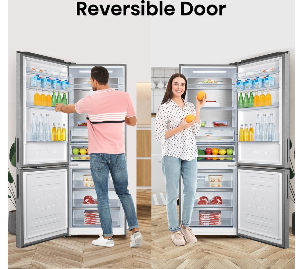HISENSE RB645N4BIE 60/40 Fridge Freezer - Steel image number 10 of 20