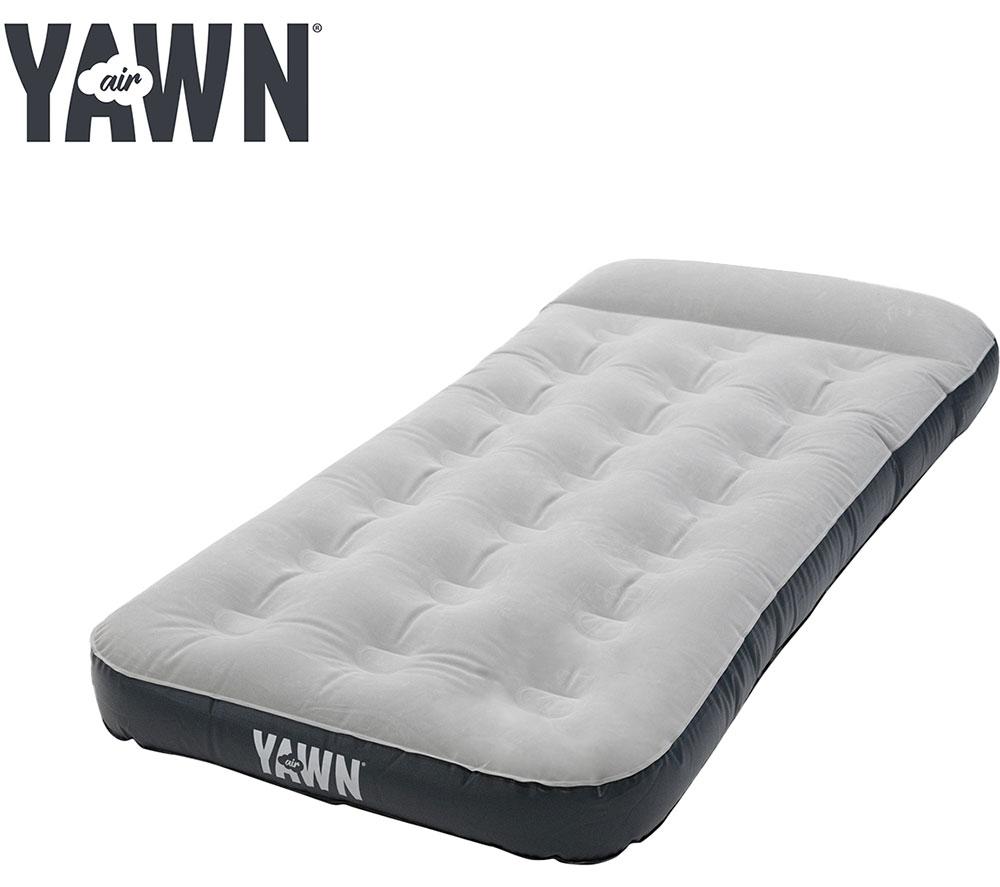 YAWN Air Self Inflating Mattress - Single, Silver/Grey,Black