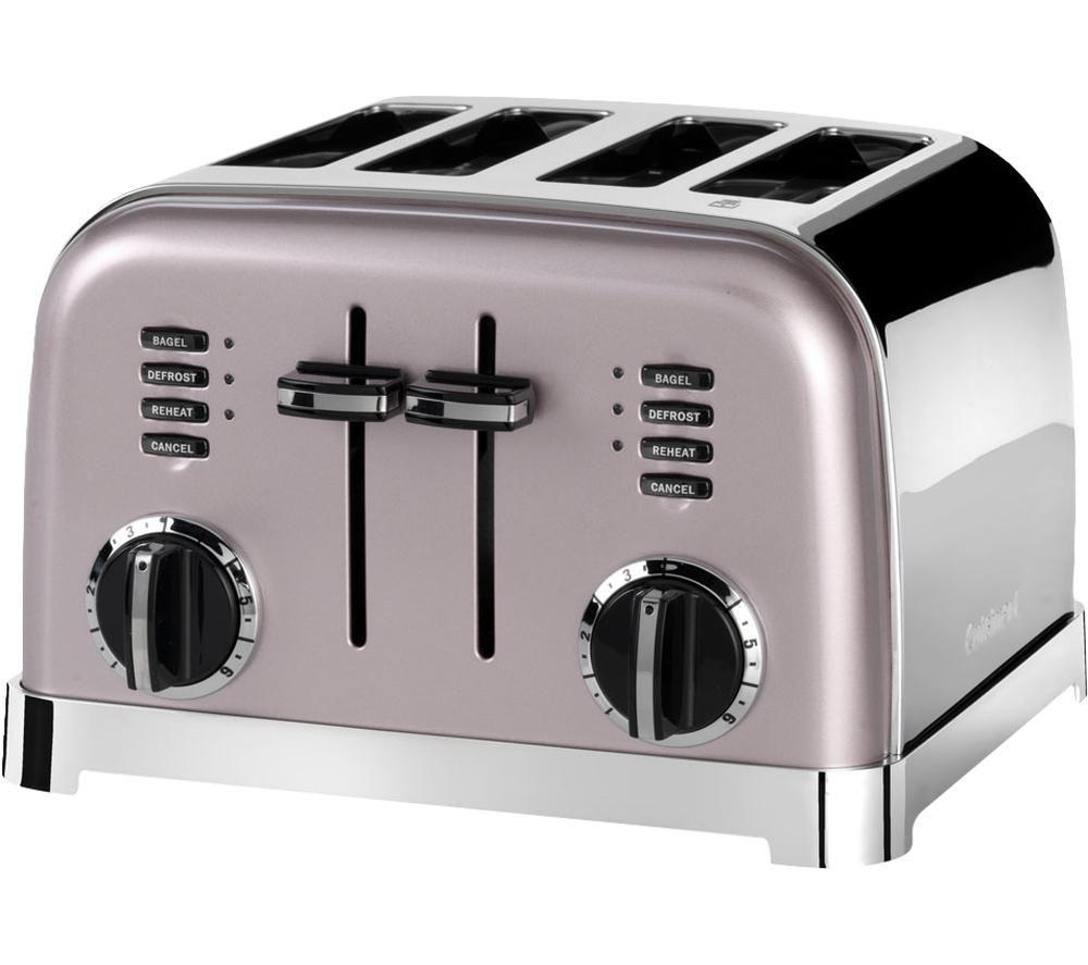CUISINART Style Collection CPT180PU 4-Slice Toaster - Pink & Silver