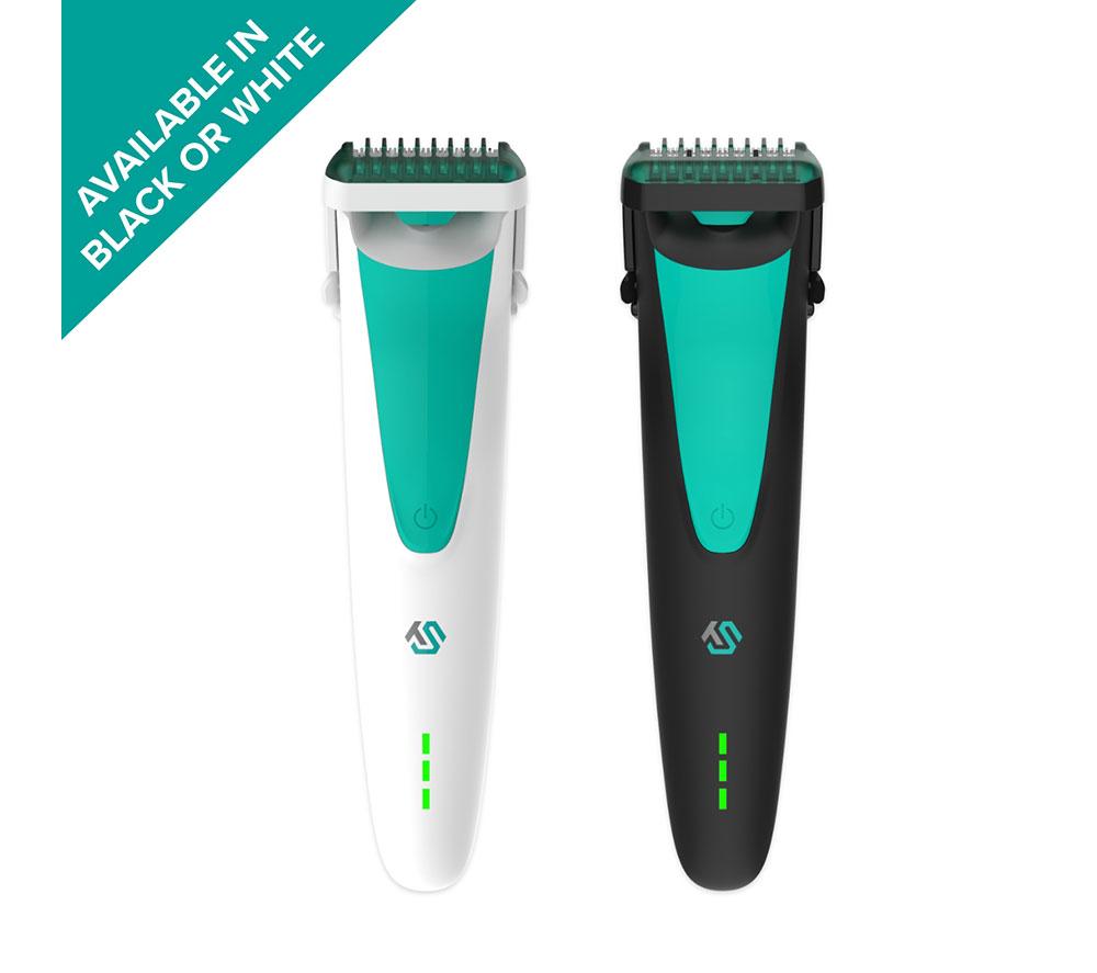 Image of TANOSHAVE 1770 Unisex Wet & Dry Body Groomer - White & Green