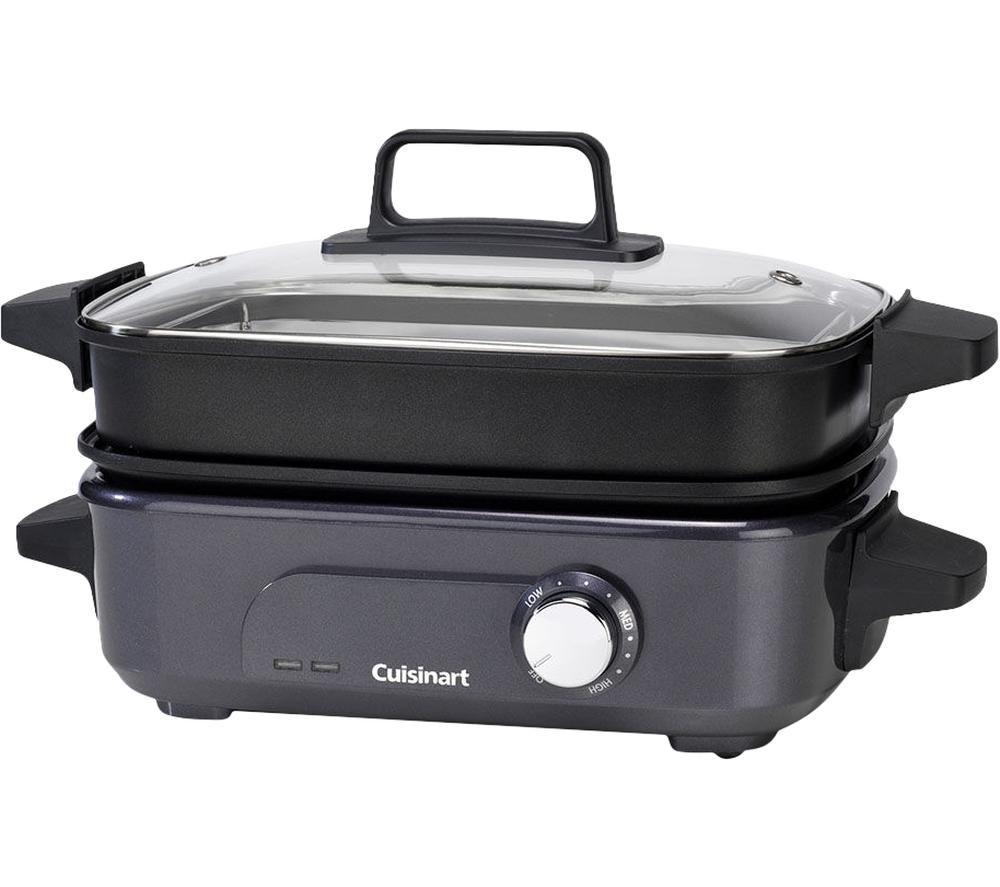 CUISINART Style Collection Cook In GRMC3U Multicooker - Black & Grey, Black,Silver/Grey