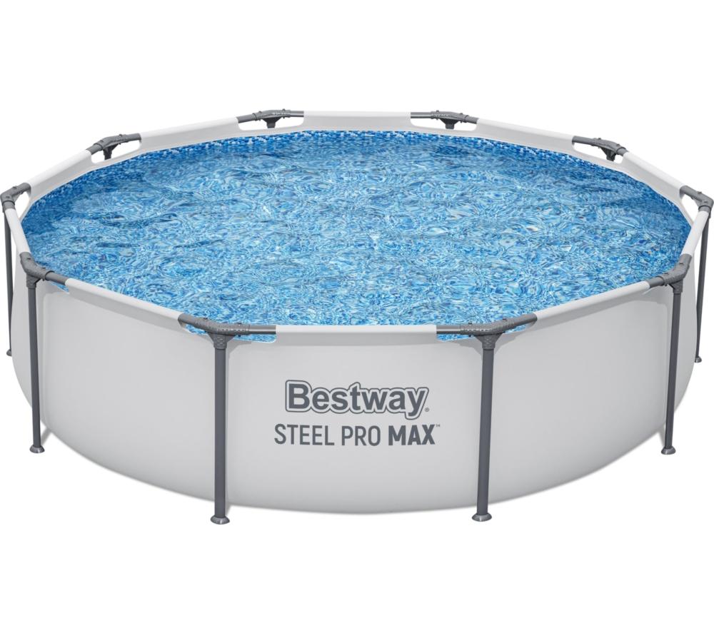 Bestway Steel Pro Max BW56408GB-21 Round Swimming Pool - Grey