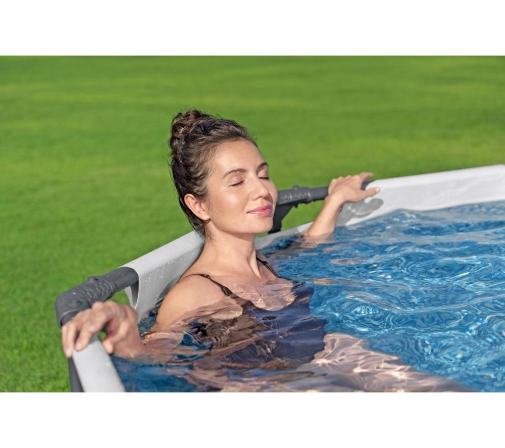 BESTWAY Steel Pro Max BW56408GB-21 Round Swimming Pool - Grey image number 3 of 9