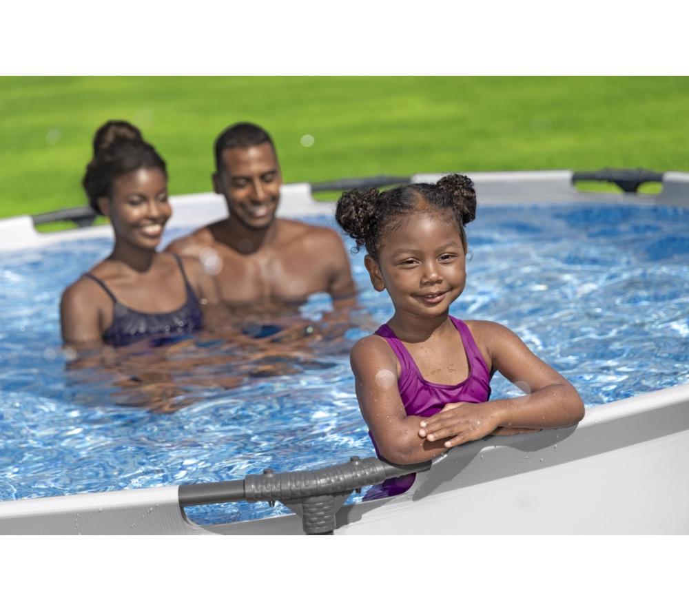 BESTWAY Steel Pro Max BW56416GB-21 Round Swimming Pool - Grey image number 3 of 12