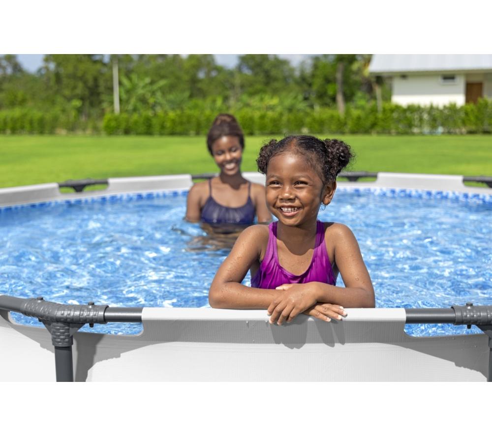 BESTWAY Steel Pro Max BW56416GB-21 Round Swimming Pool - Grey image number 6 of 12