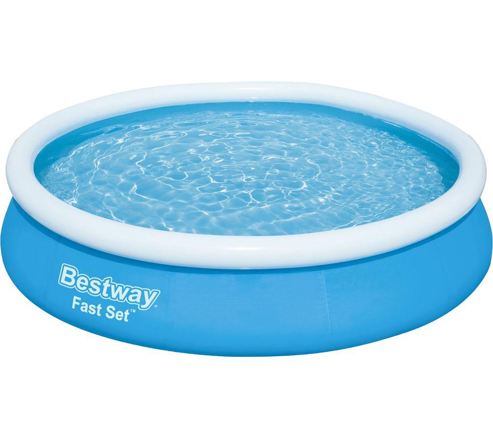 BESTWAY Fast Set BW57274GB-19 Round Swimming Pool - Blue